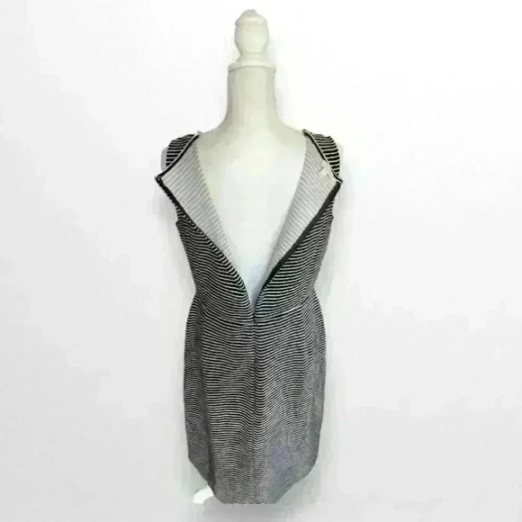 Talbots Knee Length Striped Dress Size 10​​ - Picture 4 of 6